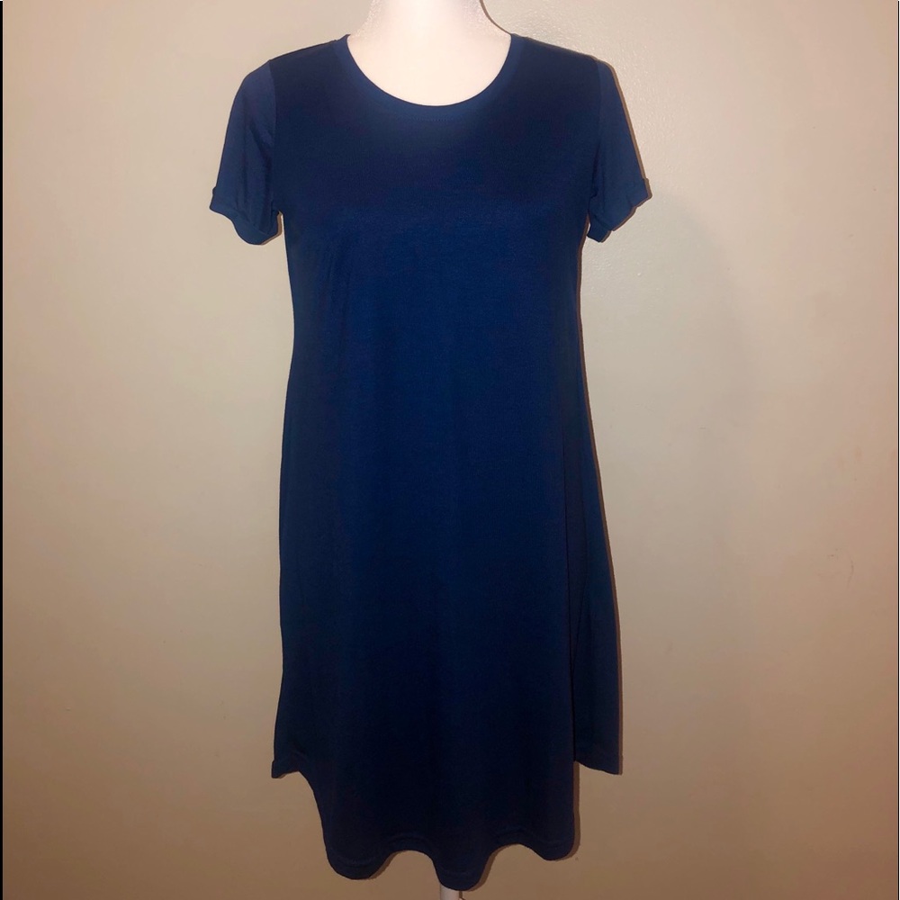 Navy T-shirt dress